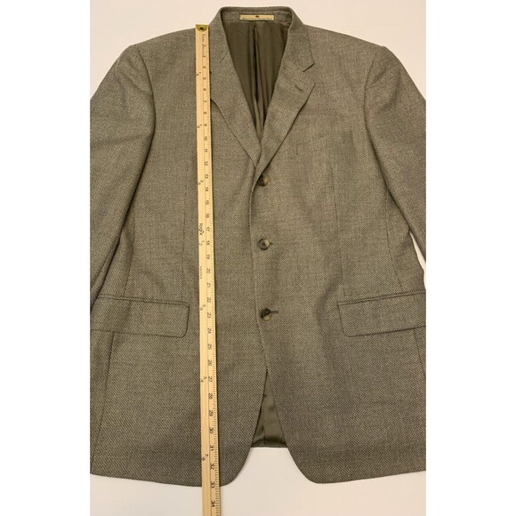 Joseph Abboud Wool Blazer Mens 42R Tweed Twill USA Made Jacket Sportcoat - Picture 6 of 12
